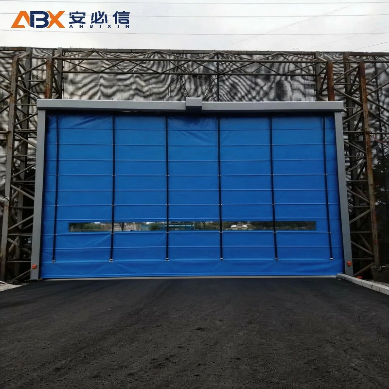 上海软帘堆积门